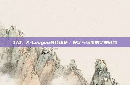 170. A-League最佳球场，设计与氛围的完美融合