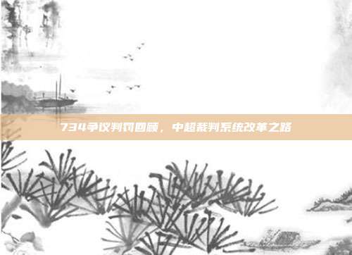 734争议判罚回顾，中超裁判系统改革之路